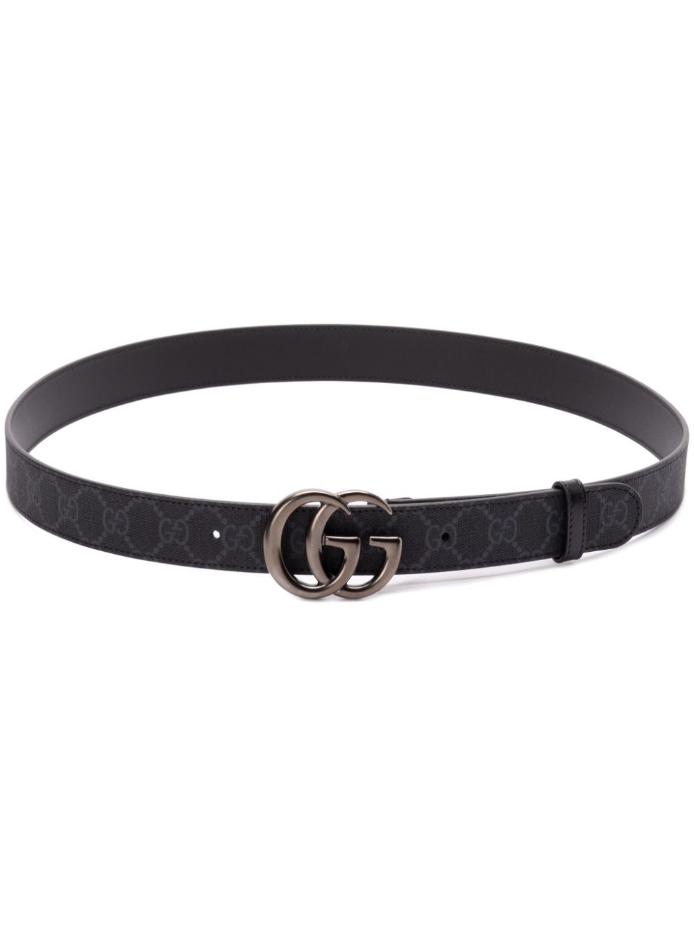 Gucci Riem met dubbele G Zwart