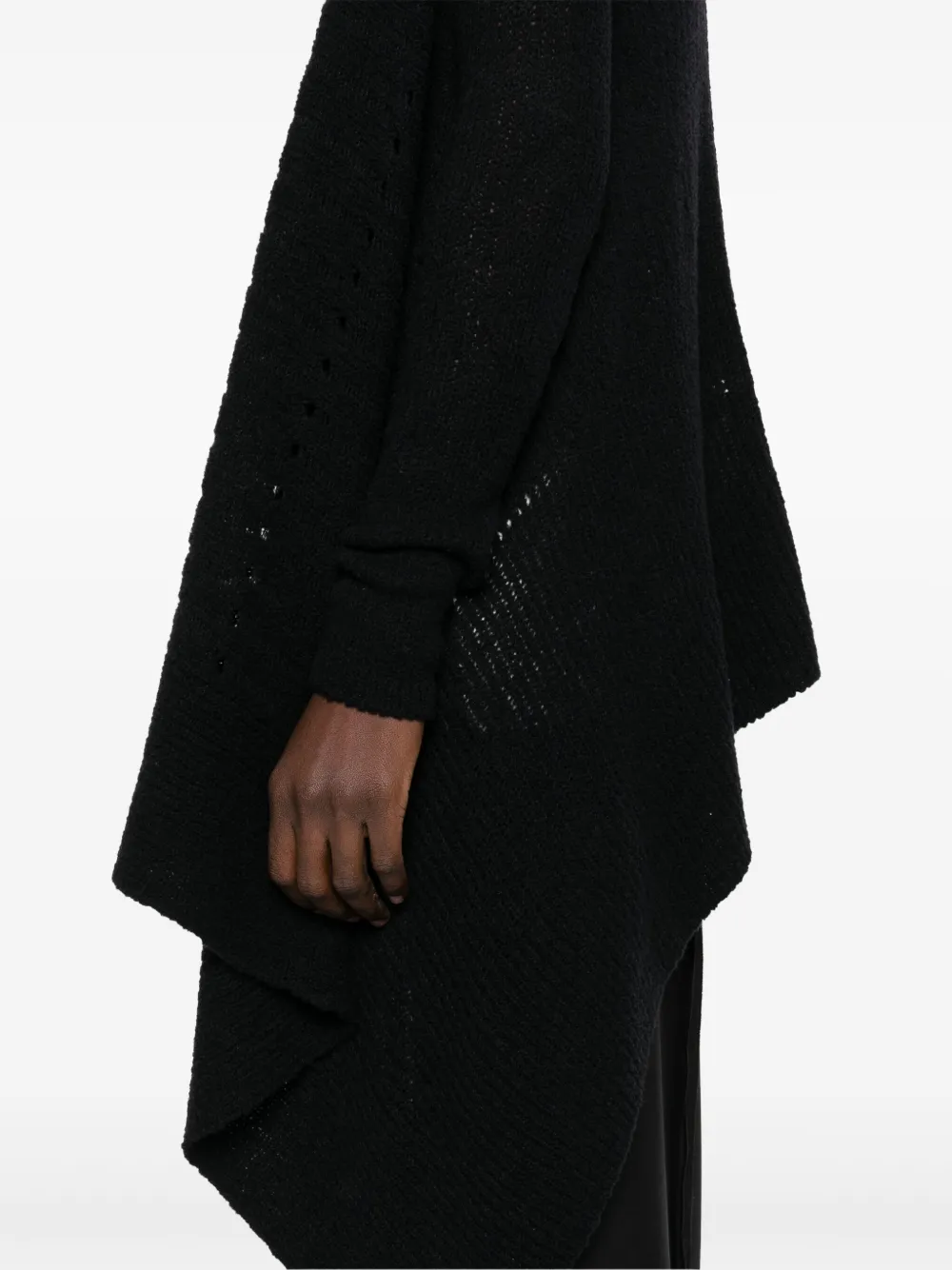 Rick Owens Wikkelvest Zwart