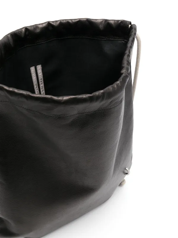 Rick Owens Leather Backpack | Black | FARFETCH