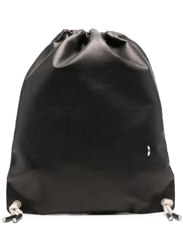 Rick Owens レザー バックパック | ブラック | FARFETCH JP