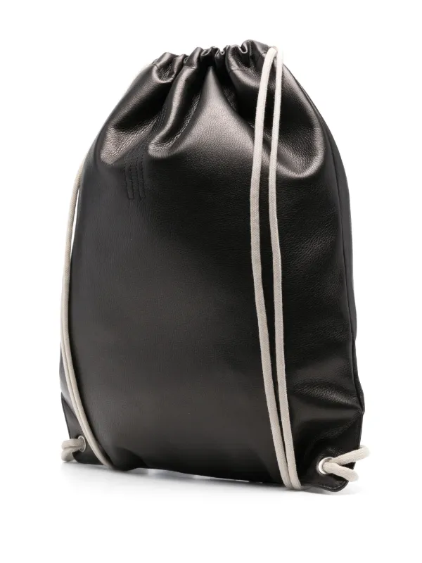 Rick Owens Leather Backpack | Black | FARFETCH