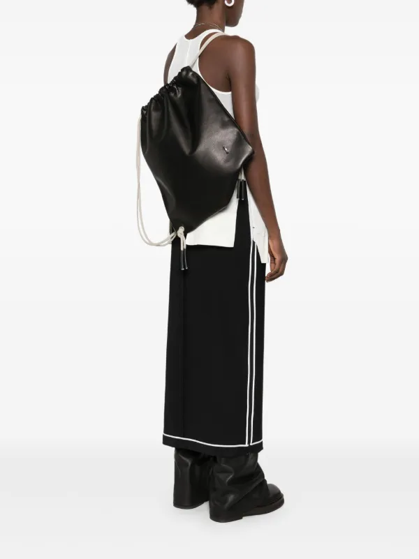 RICK OWENS レザーリュック Rick Owens Leather Backpack | Black | FARFETCH