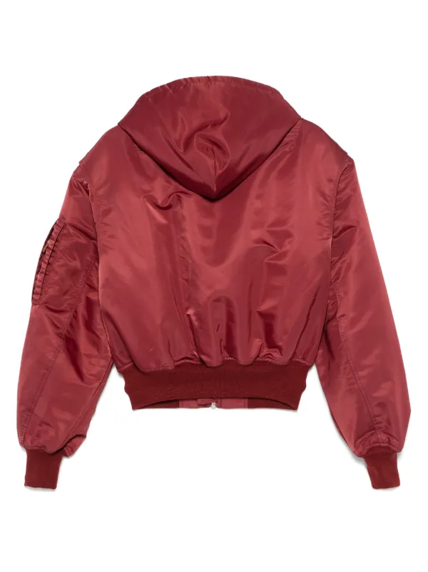 ENTIRE STUDIOS Broad Bomber Jacket | Red | FARFETCH JO