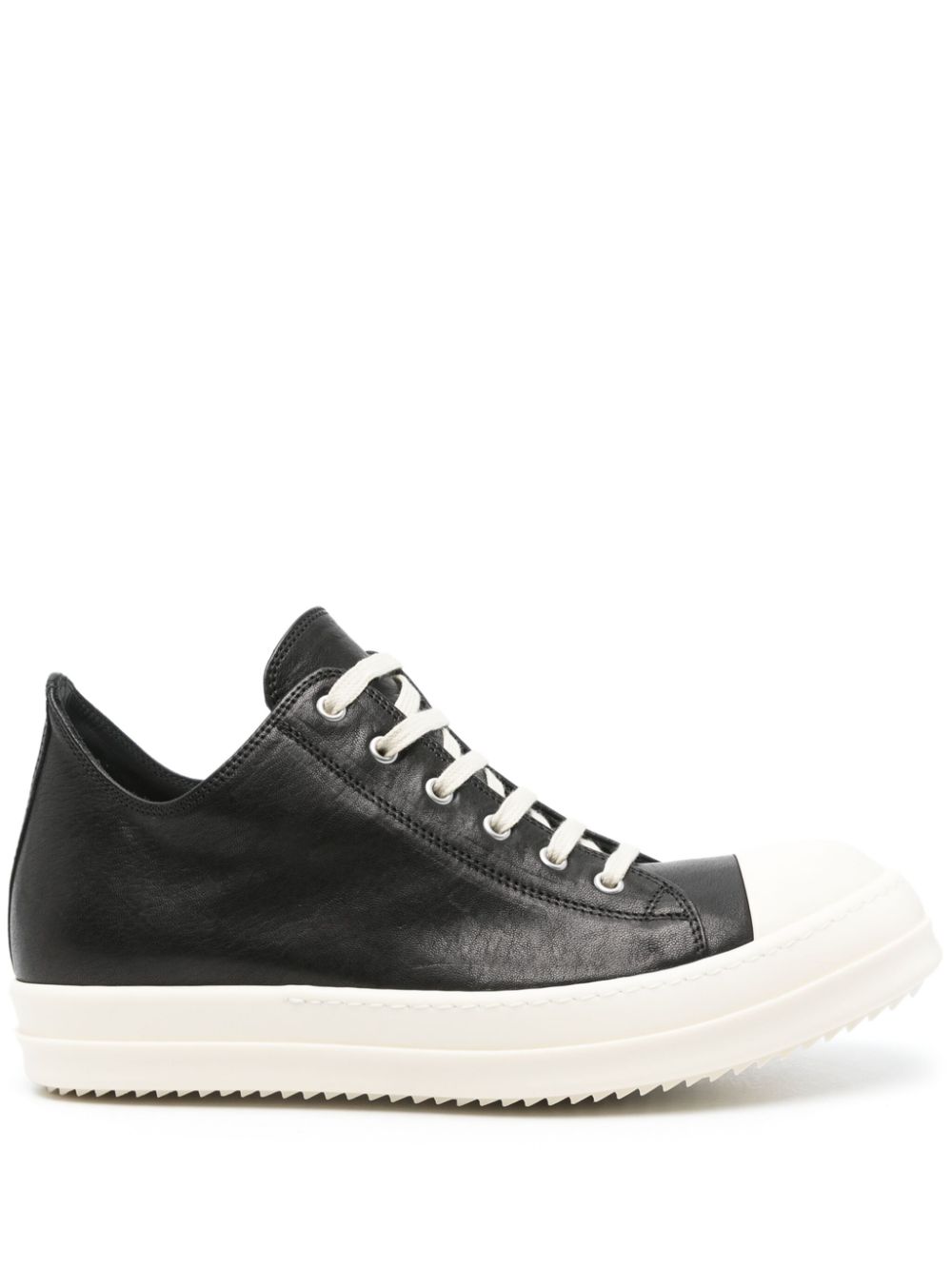 Rick Owens leather sneakers – Black