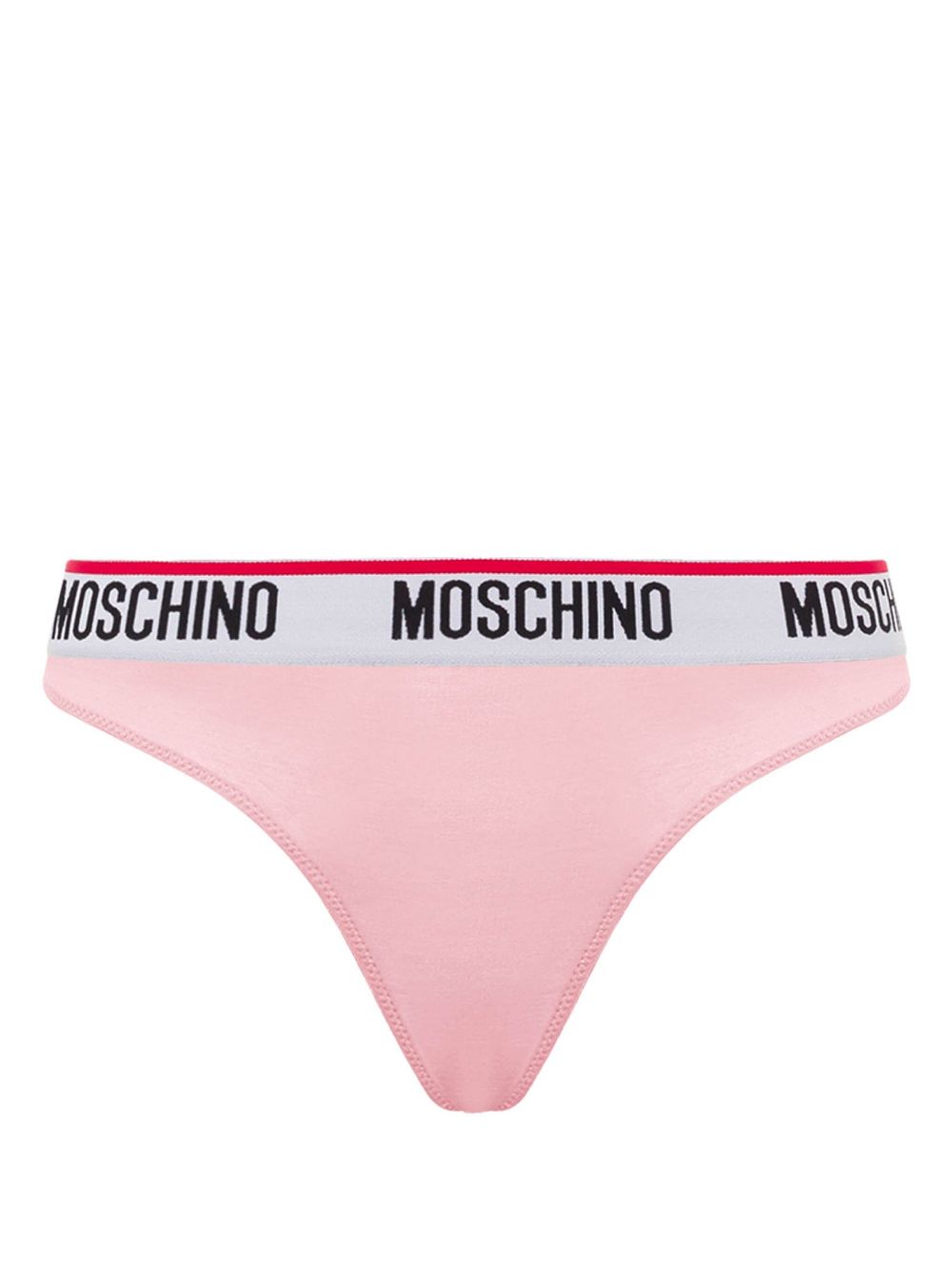 logo-waistband thong