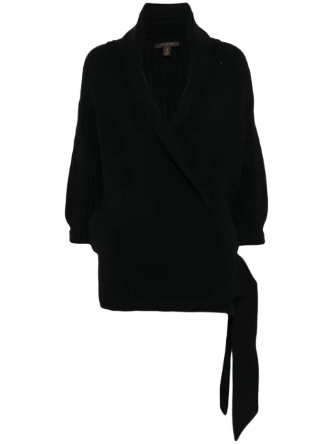 Louis Vuitton Pre-Owned  2010s belted cardigan 