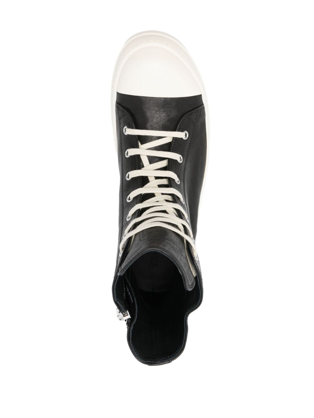 Rick Owens Leren sneakers Zwart