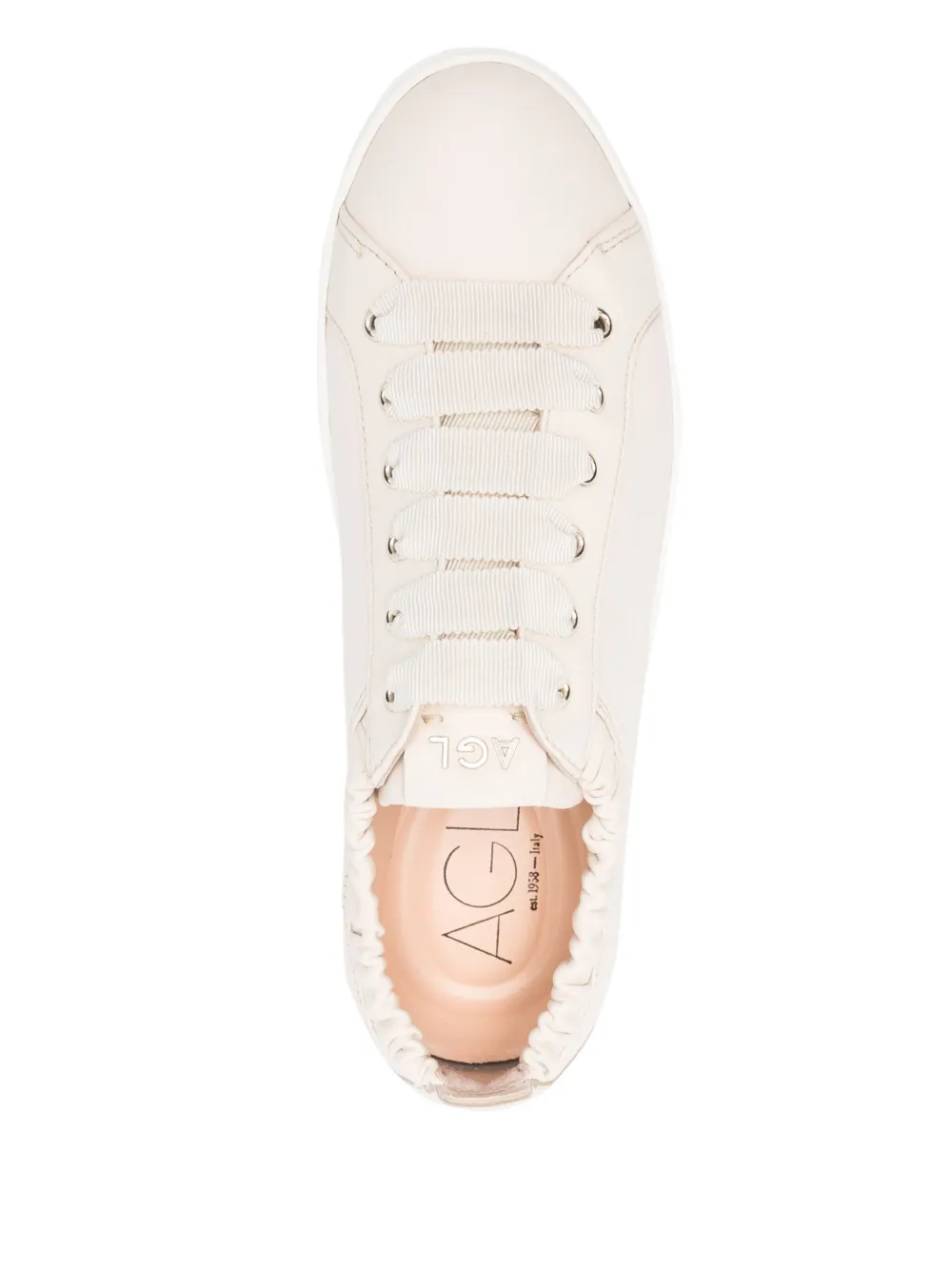 AGL leather sneakers Neutrals