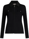 LIU JO zip-up cardigan - Black