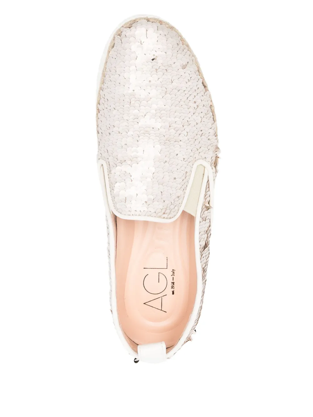 AGL sequined sneakers Neutrals