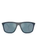 Emporio Armani square sunglasses - Blue