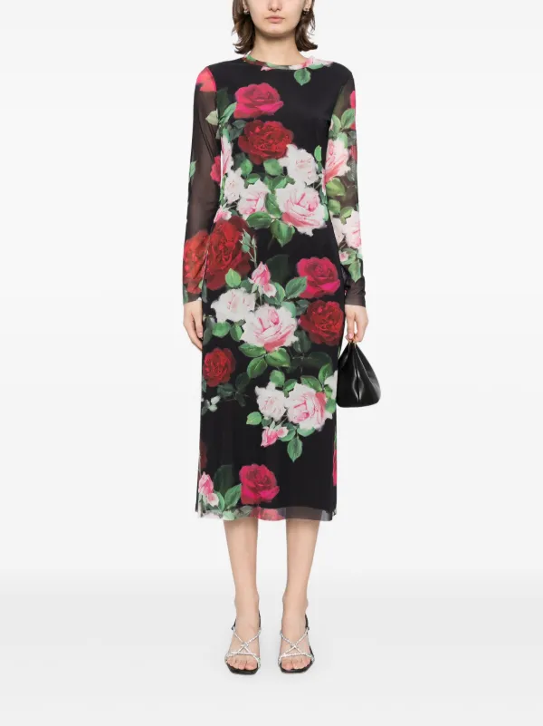 knee length dresses for ladies Kaimarie Mesh Dress - Johnny Was