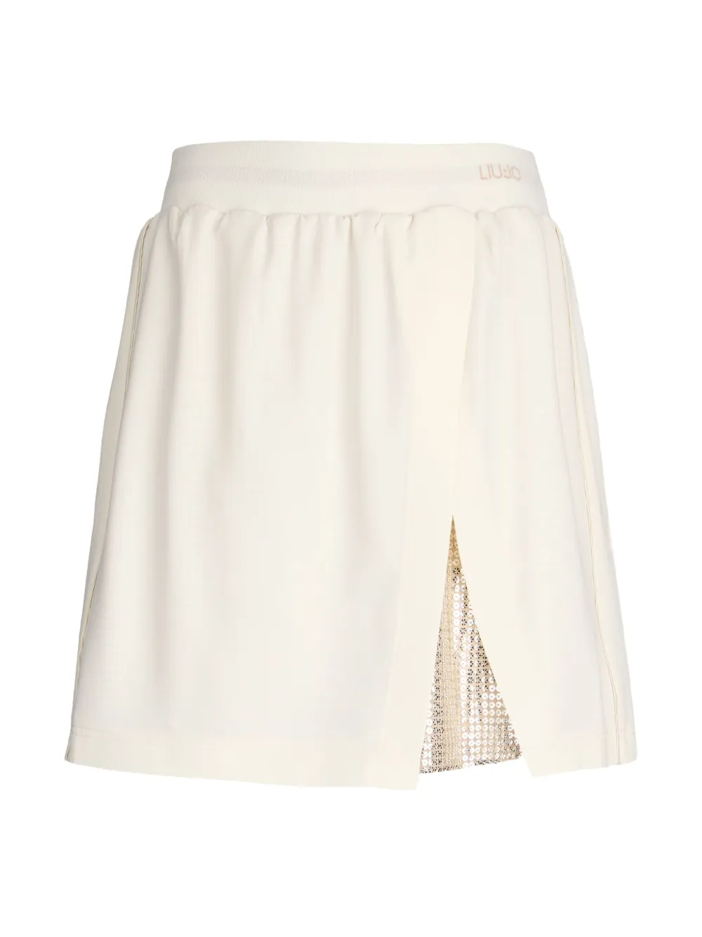 LIU JO Mini-rok verfraaid met pailletten Beige