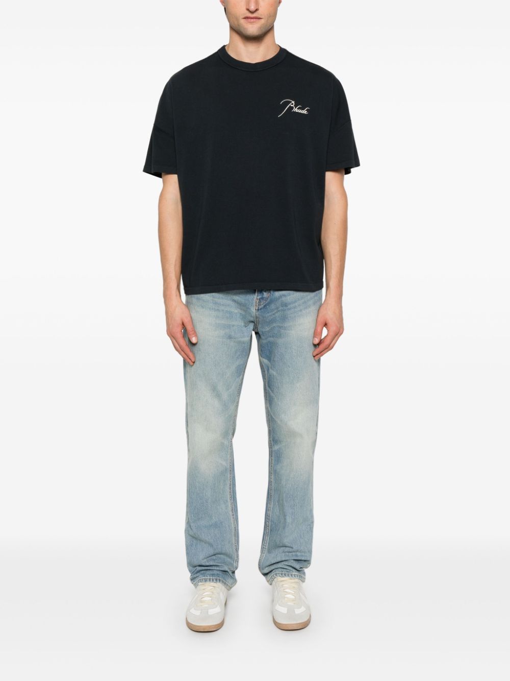 RHUDE Reverse T-shirt - Zwart