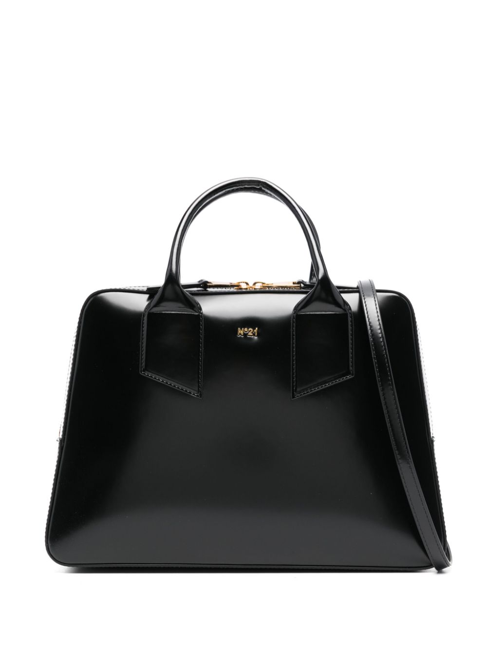 Nº21 large Bauletto tote bag - Black