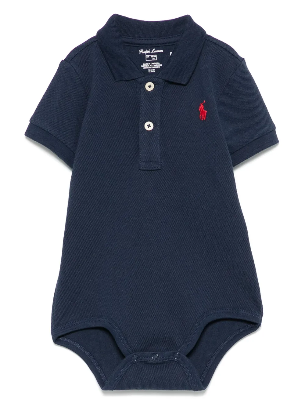 POLO RALPH LAUREN KIDS Katoenen poloshirt Blauw