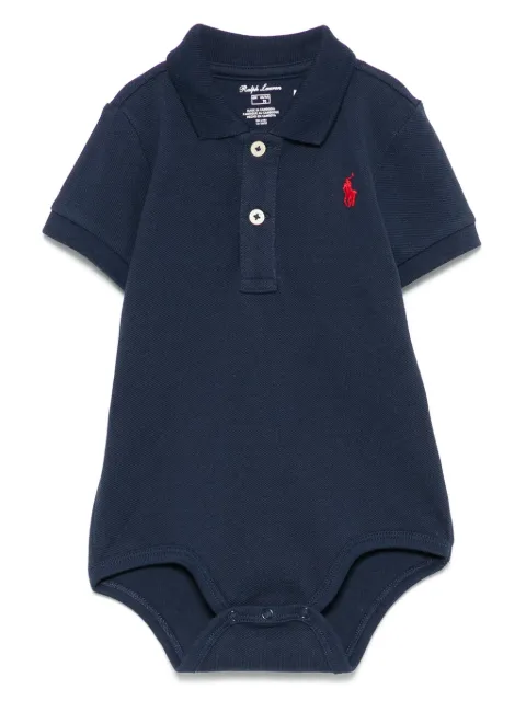 POLO RALPH LAUREN KIDS cotton polo bodysuit