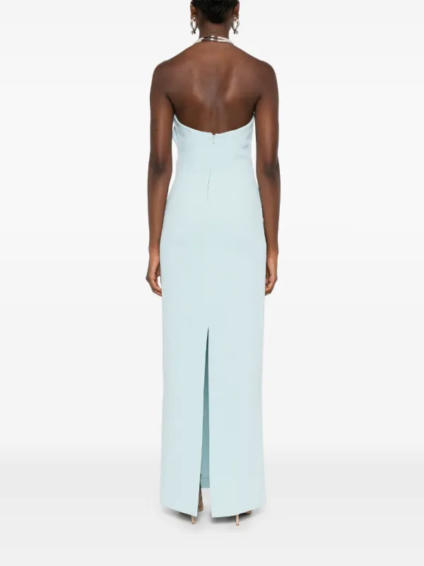 Solace London Riva Maxi Dress | Blue | FARFETCH
