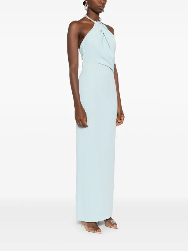 ワンピース SOLACE LONDON RIVA MAXI DRESS Solace London Riva Maxi Dress | Blue | FARFETCH