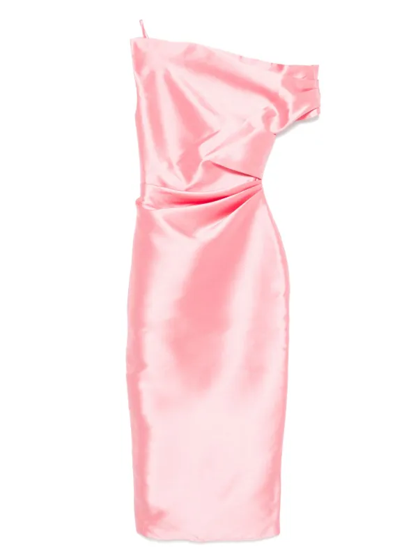 ellison midi dress The Ellison Midi Dress in Powder Pink Solace London