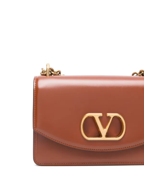Valentino Garavani Vain Small Shoulder Bag In Shiny Calfskin