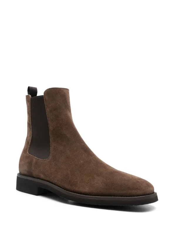ブラウン スエード ハイカットブーツ TOM FORD スエード チェルシーブーツ | ブラウン | FARFETCH JP