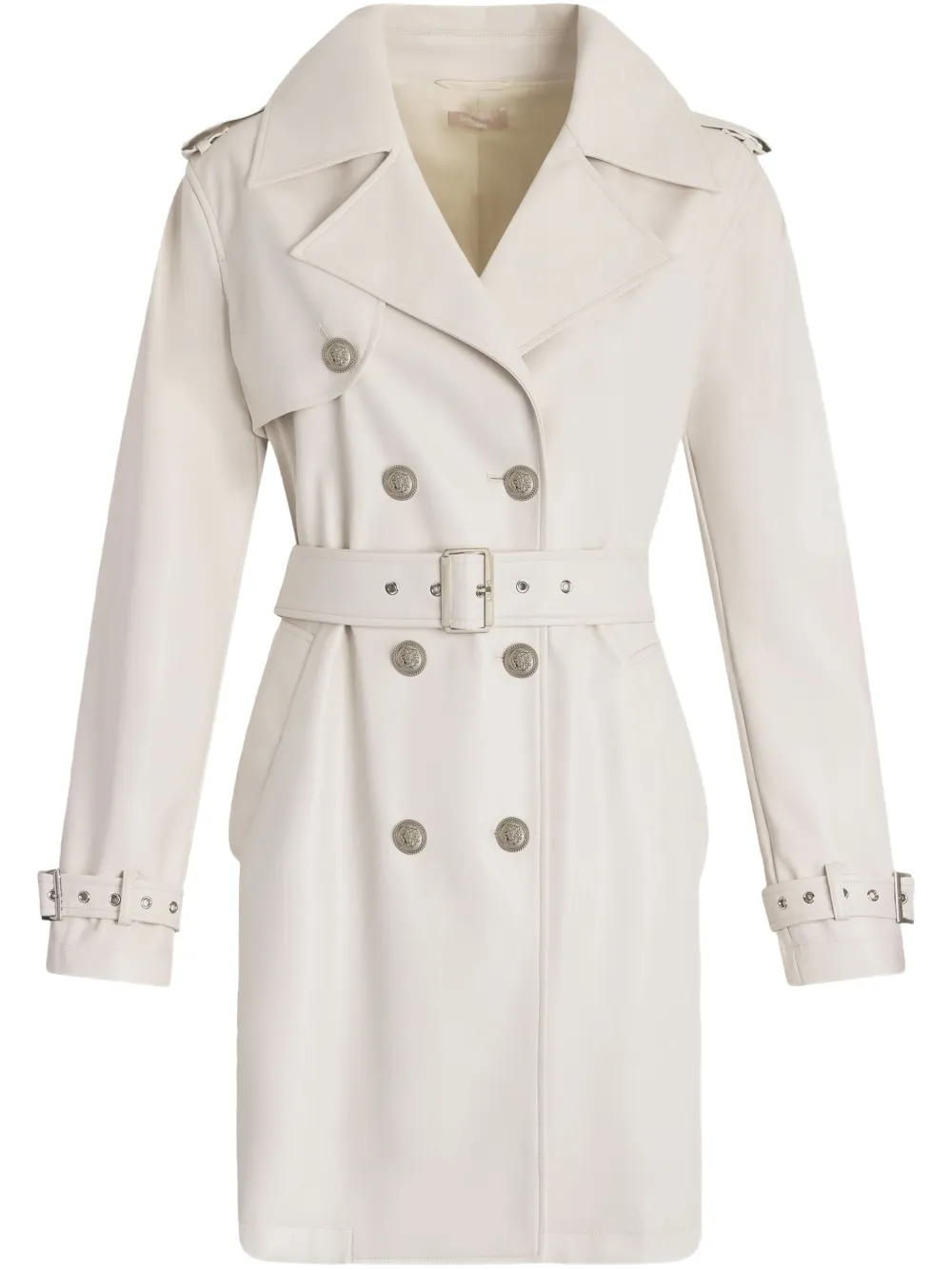 coated trench coat
