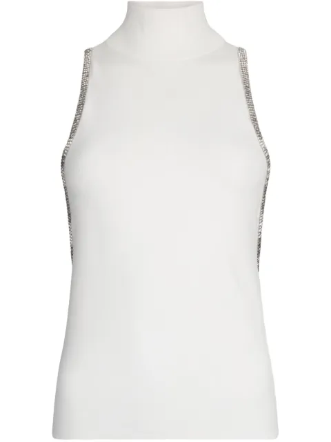 LIU JO rhinestone knit top