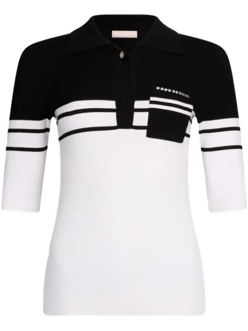 LIU JO polo à rayures - Blanc - LIU JO - Modalova