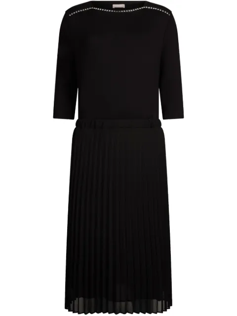 LIU JO vestido midi con detalles de strass