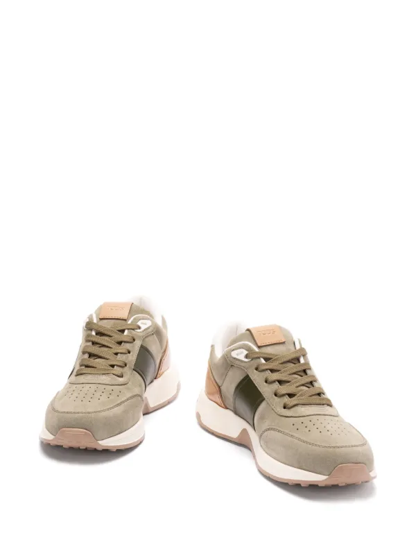 スニーカー Tod's Leather-Trim Suede Sneakers TOD'S Leather-Trimmed Suede Sneakers for Men | MR PORTER