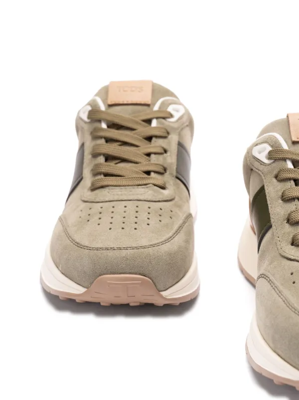 スニーカー Tod's Leather-Trim Suede Sneakers 27481060_57251356_600.jpg