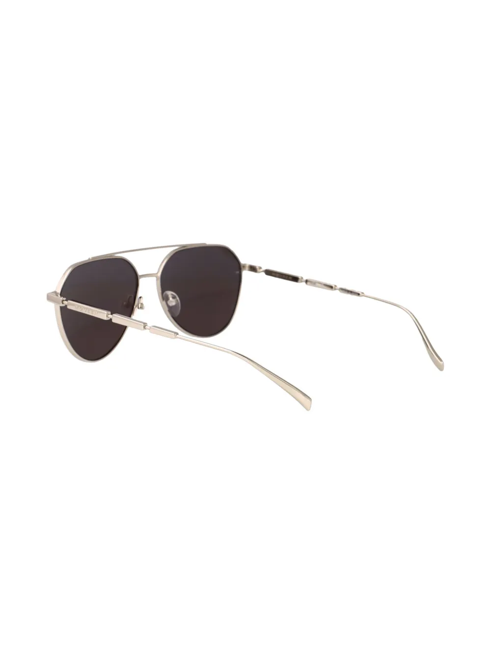 Alexander McQueen Eyewear Zonnebril met piloten montuur Zilver