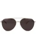 Alexander McQueen Eyewear pilot-frame sunglasses - Silver