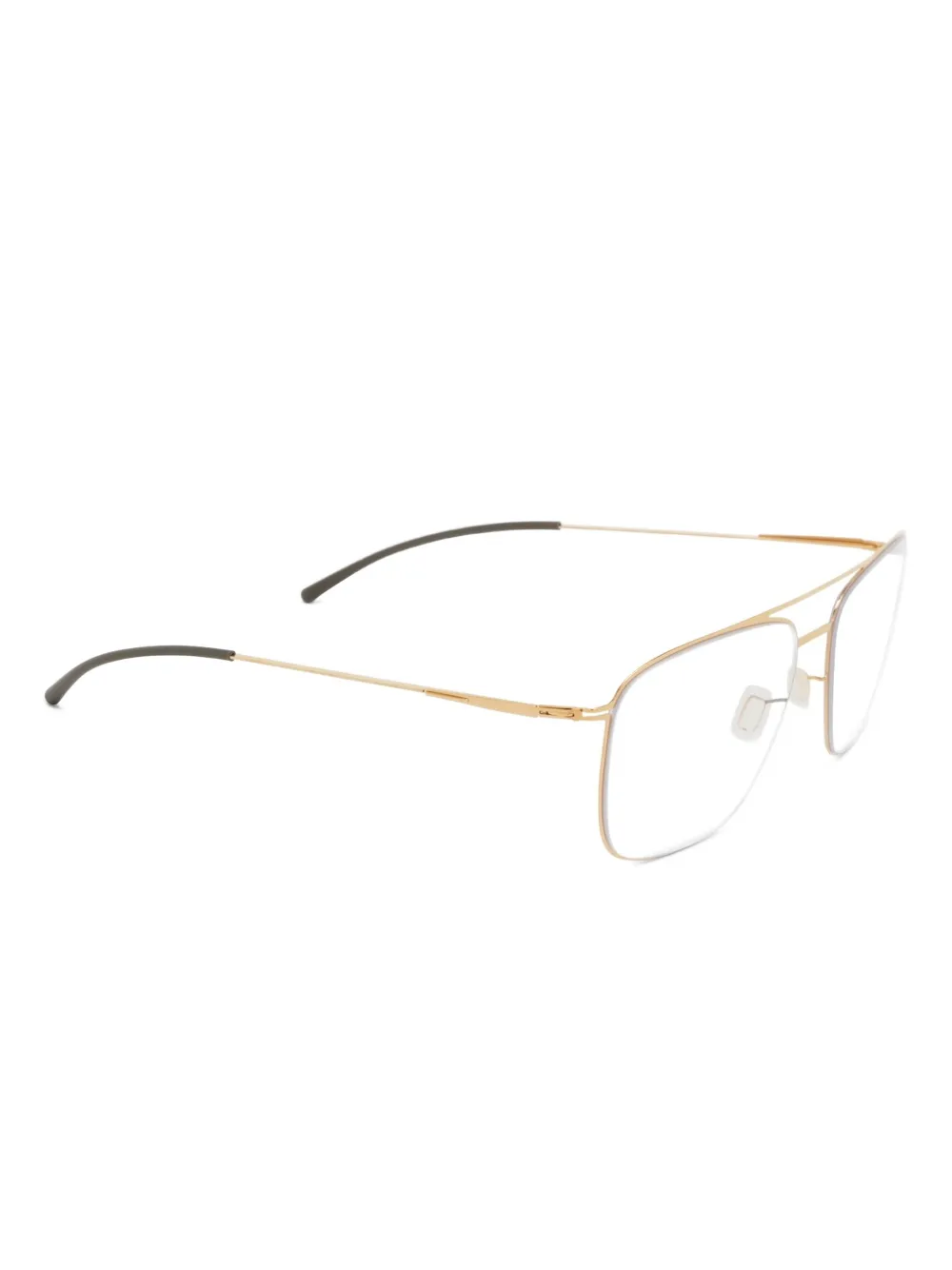 Ic! Berlin Wes rose-gold rectangle glasses | Men | Image 2