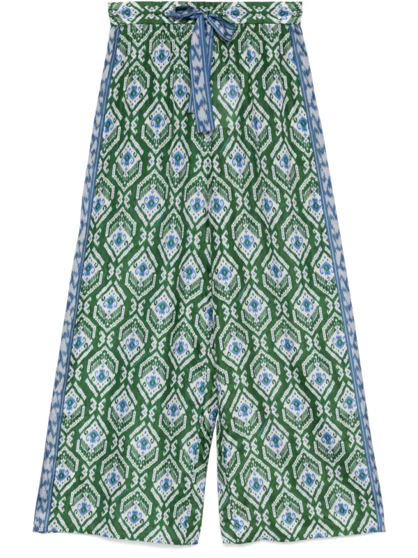 Zimmermann Wylie Trousers in Green