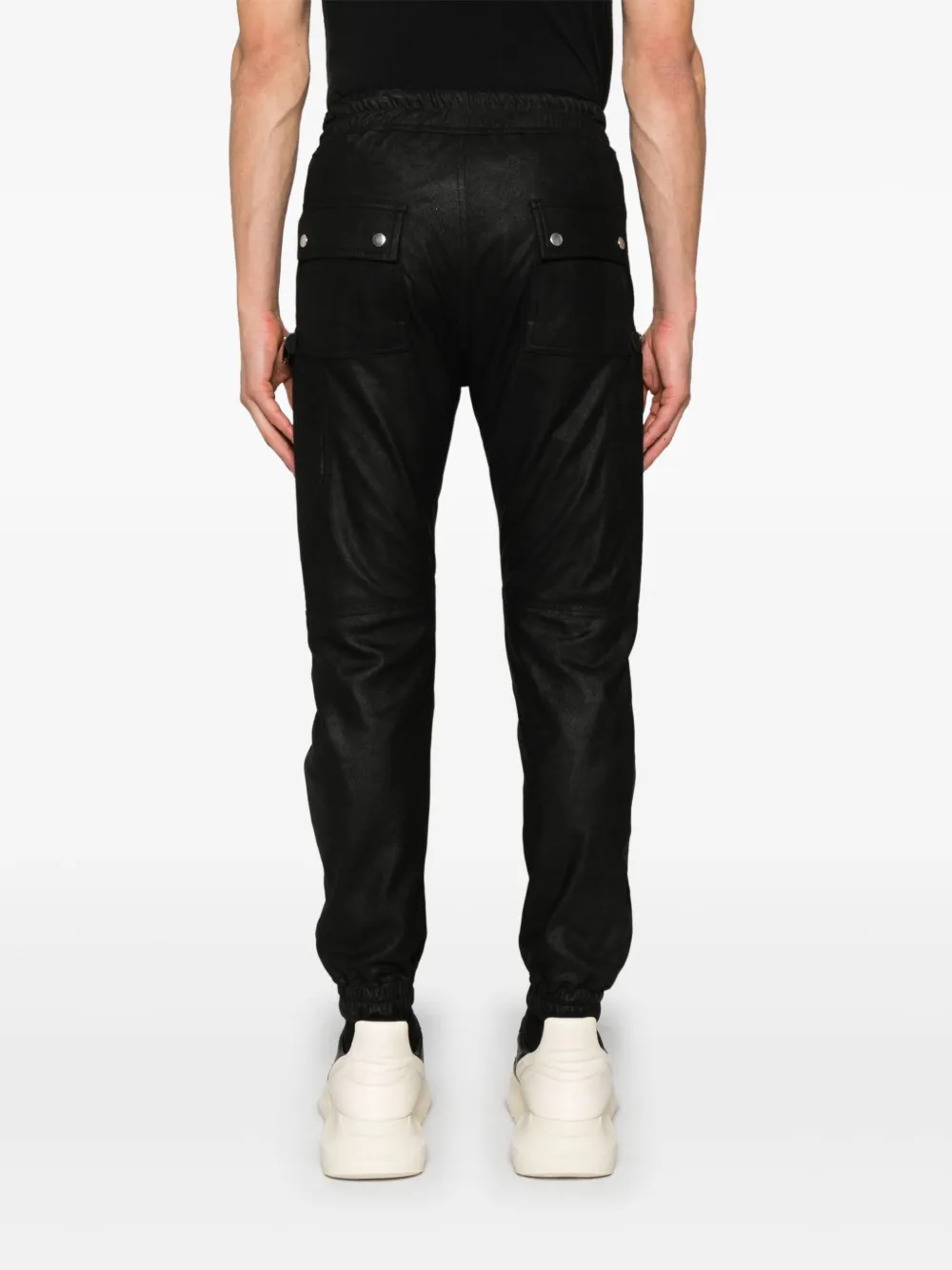 Shop Rick Owens Bauhaus Trousers In Black