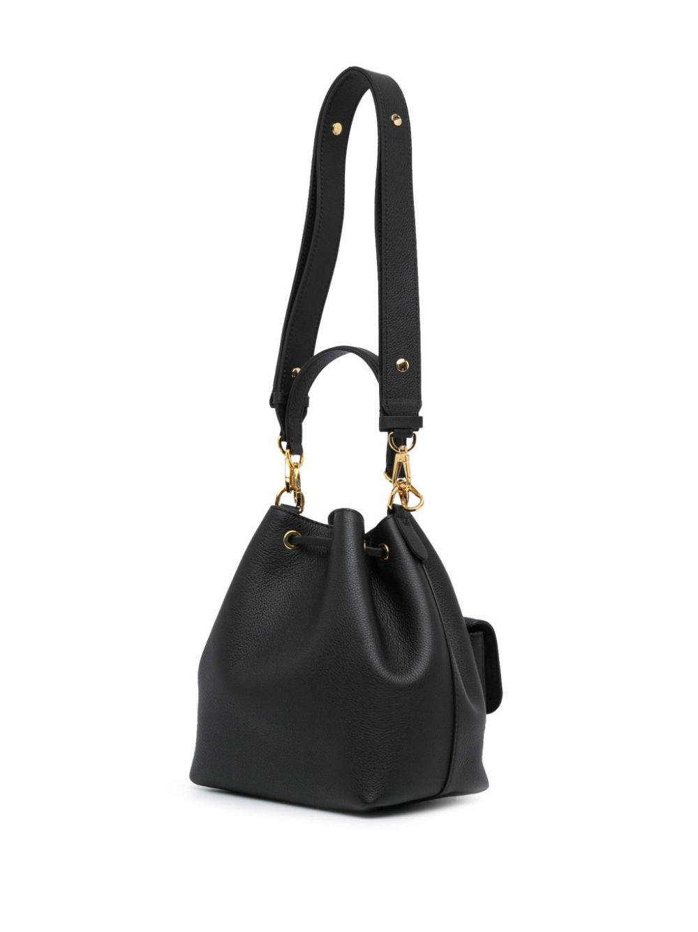 Louis Vuitton Pre-Owned 2021-present Taurillon LockMe bucket bag - Zwart