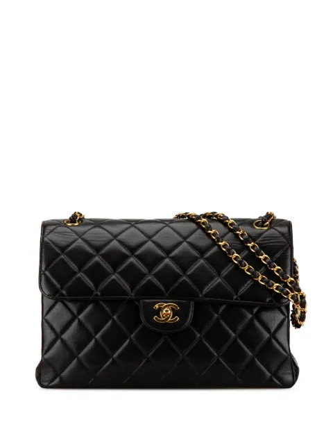 CHANEL Pre-Owned 1996-1997 Jumbo Lambskin Double Sided Flap shoulder bag