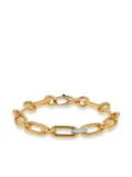 Pragnell 18K yellow gold mini Havana diamond bracelet