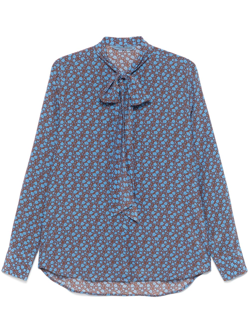 Ermanno Scervino Zijden blouse Blauw