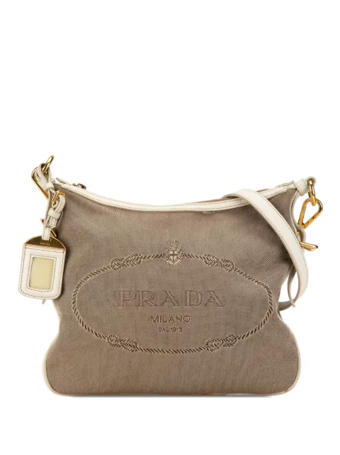 Prada Pre-Owned 2010-2024 Canapa Logo crossbody bag
