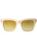 Alexander McQueen Eyewear wayfarer-frame sunglasses - Neutrals