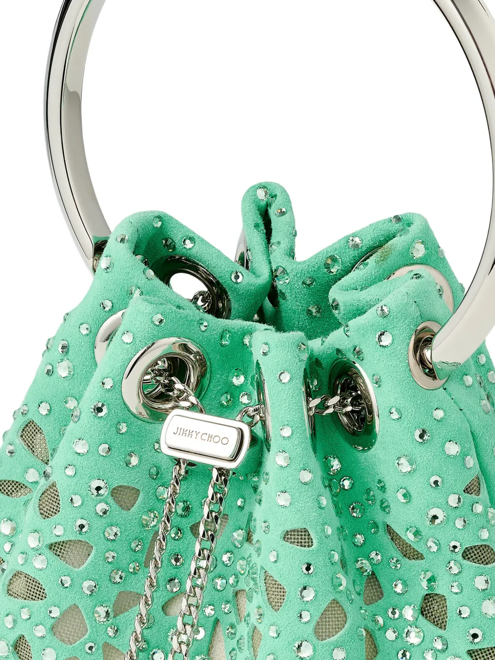 Jimmy Choo Bon kleine bucket-tas Groen