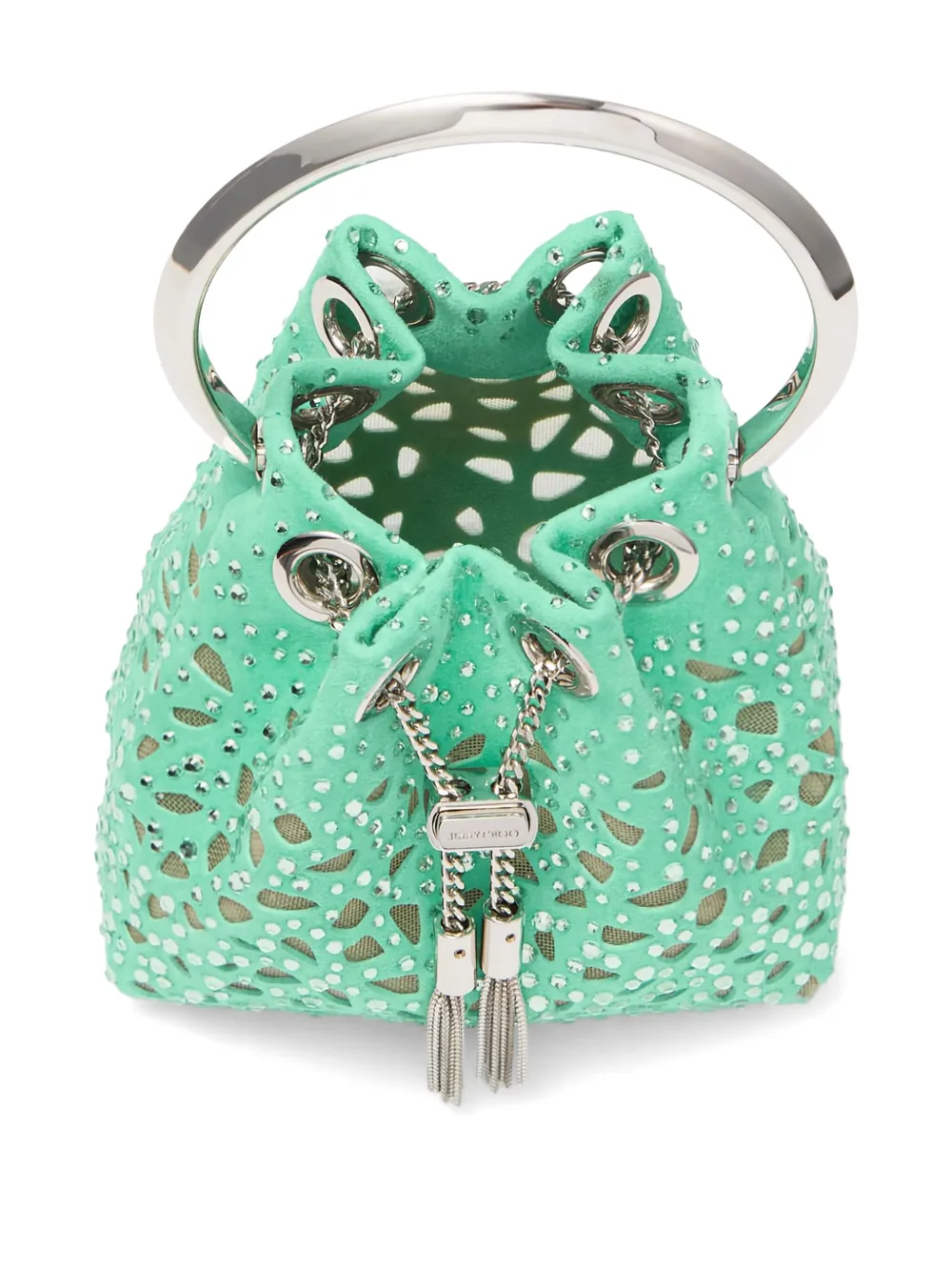 Jimmy Choo Bon kleine bucket-tas Groen