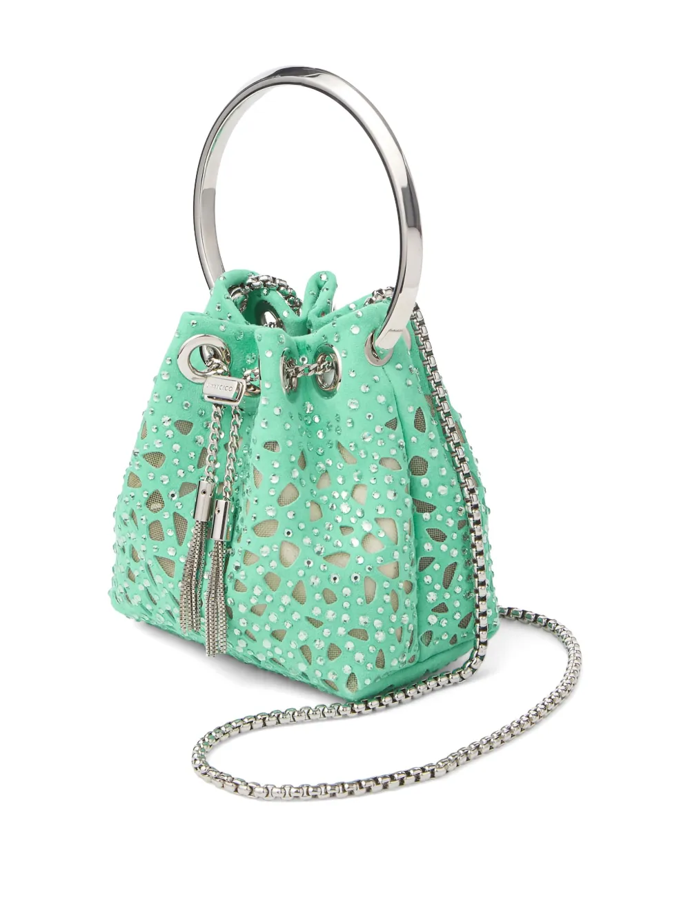 Jimmy Choo Bon kleine bucket-tas Groen