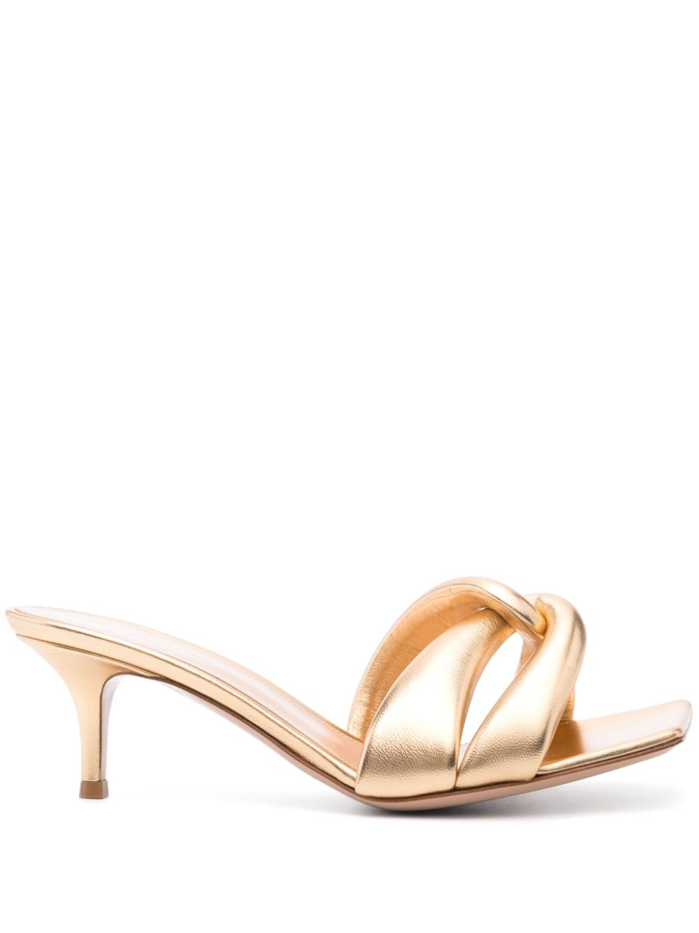 Gianvito Rossi 60mm Amour mules Gold