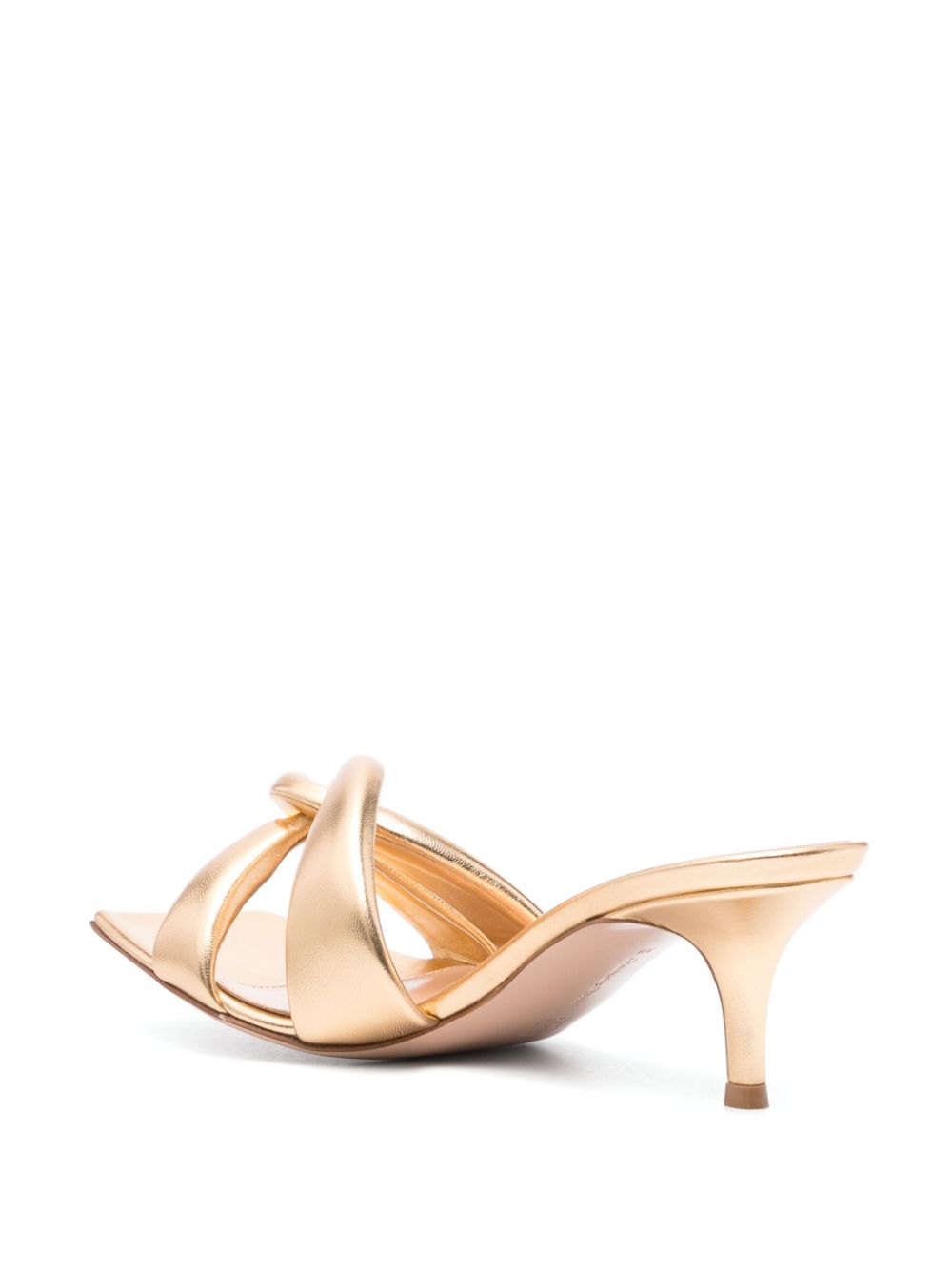 Gianvito Rossi 60 mm Amour muiltjes Goud