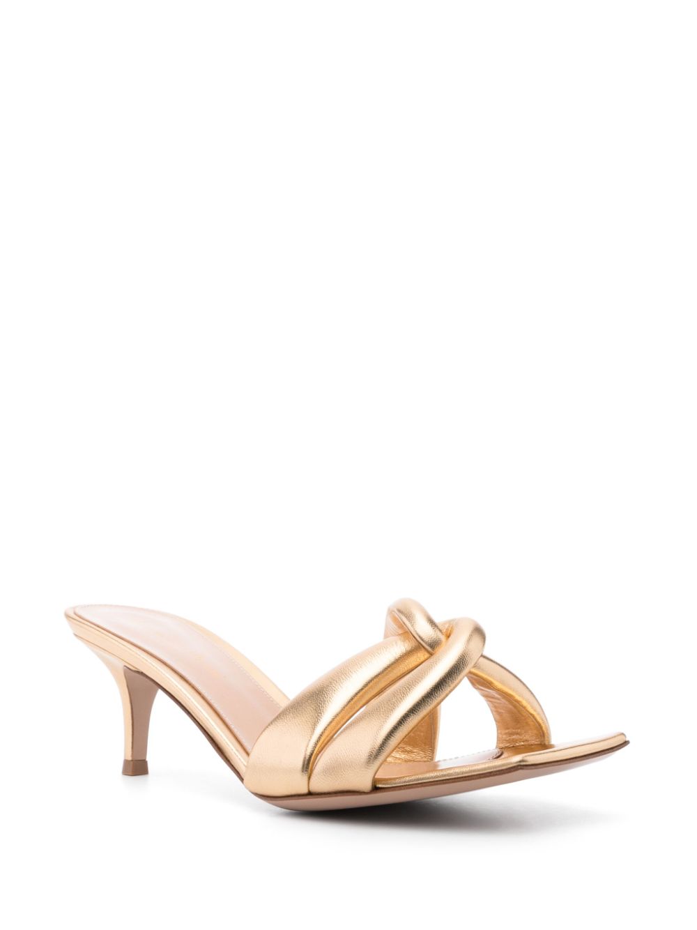 Gianvito Rossi 60 mm Amour muiltjes - Goud