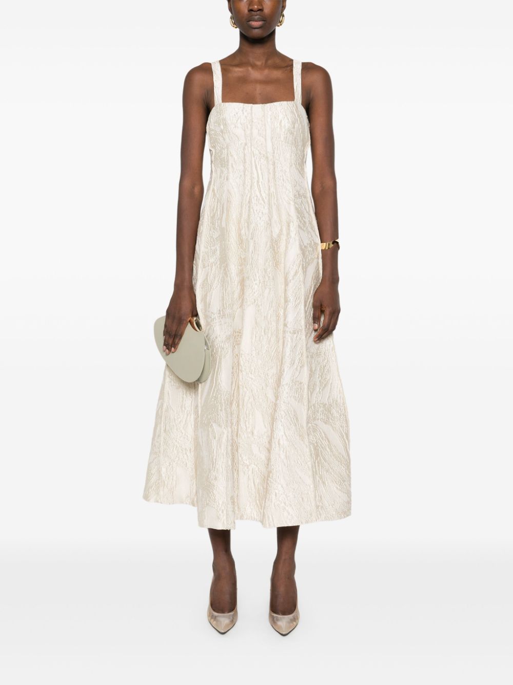 Simkhai Maya maxi-jurk - Beige